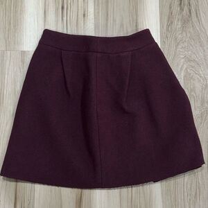IRO Dafney Plum Wool Blend Skirt Women’s XS